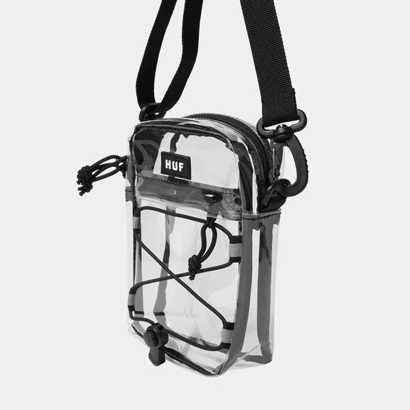 HUF(ハフ)/ BOWERY SIDE BAG -CLEAR-
