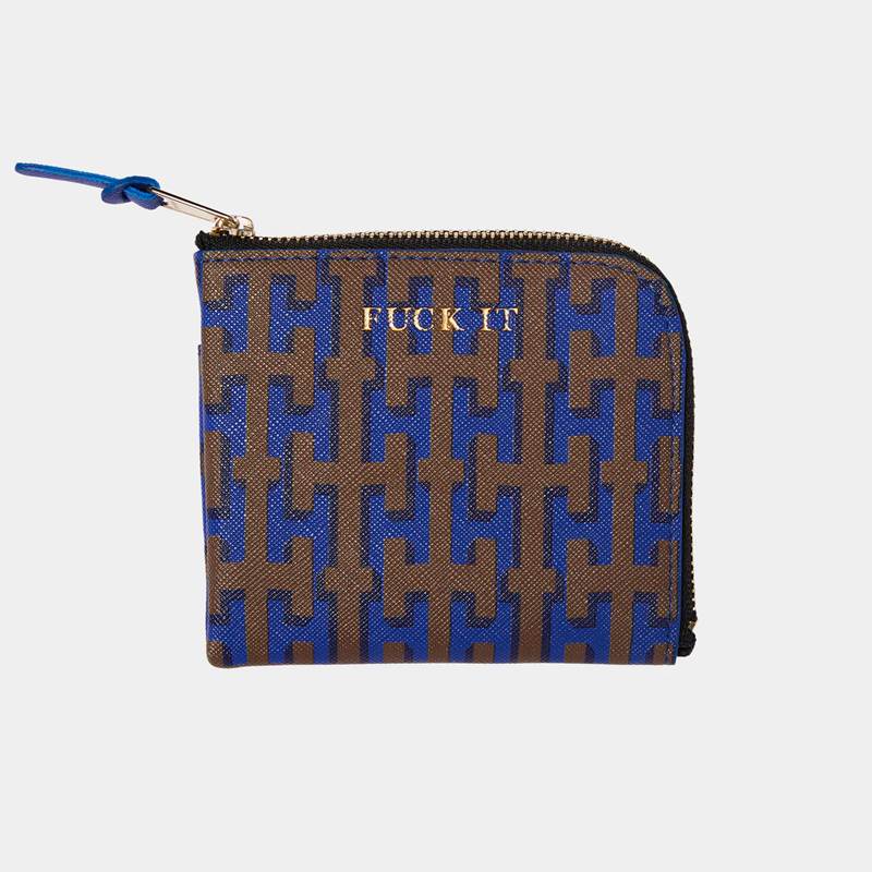 HUF(ハフ)/ PILLAR ZIP WALLET -BROWN-