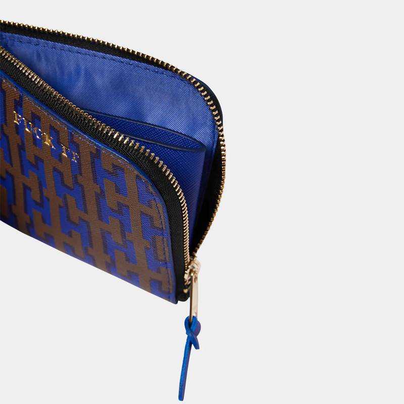 HUF(ハフ)/ PILLAR ZIP WALLET -BROWN-