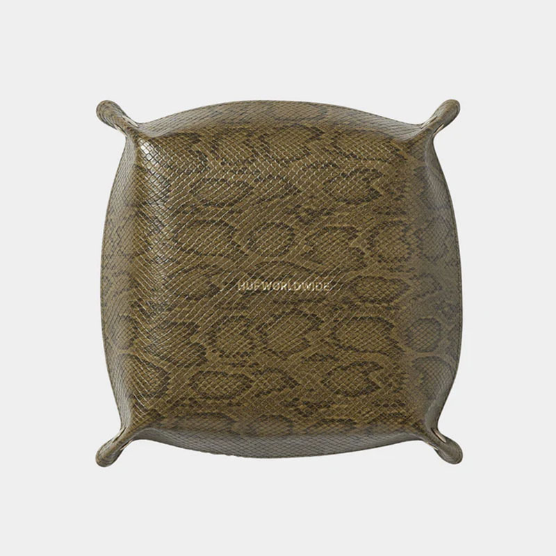 HUF(ハフ)/ FUCK IT SNAKESKIN CATCHALL -GREEN-