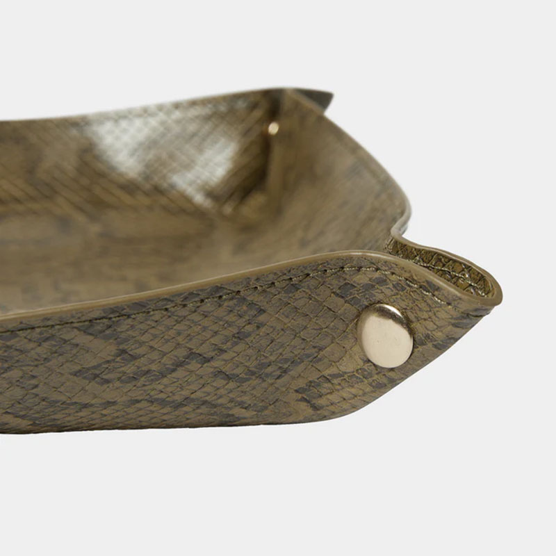 HUF(ハフ)/ FUCK IT SNAKESKIN CATCHALL -GREEN-