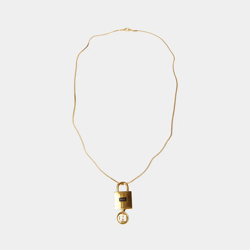 HUF(ハフ)/ LOCK & KEY PENDANT -GOLD-