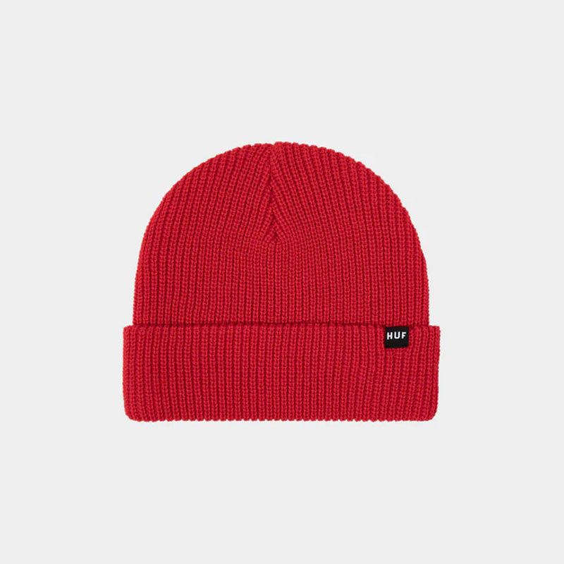 HUF(ハフ)/ USUAL CUFF BEANIE -4.COLOR-(RED)