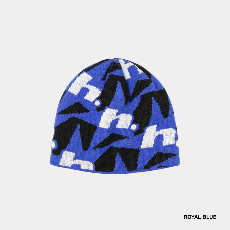 HUF(ハフ)/ H STAR REPEAT SKULL BEANIE -3COLOR-