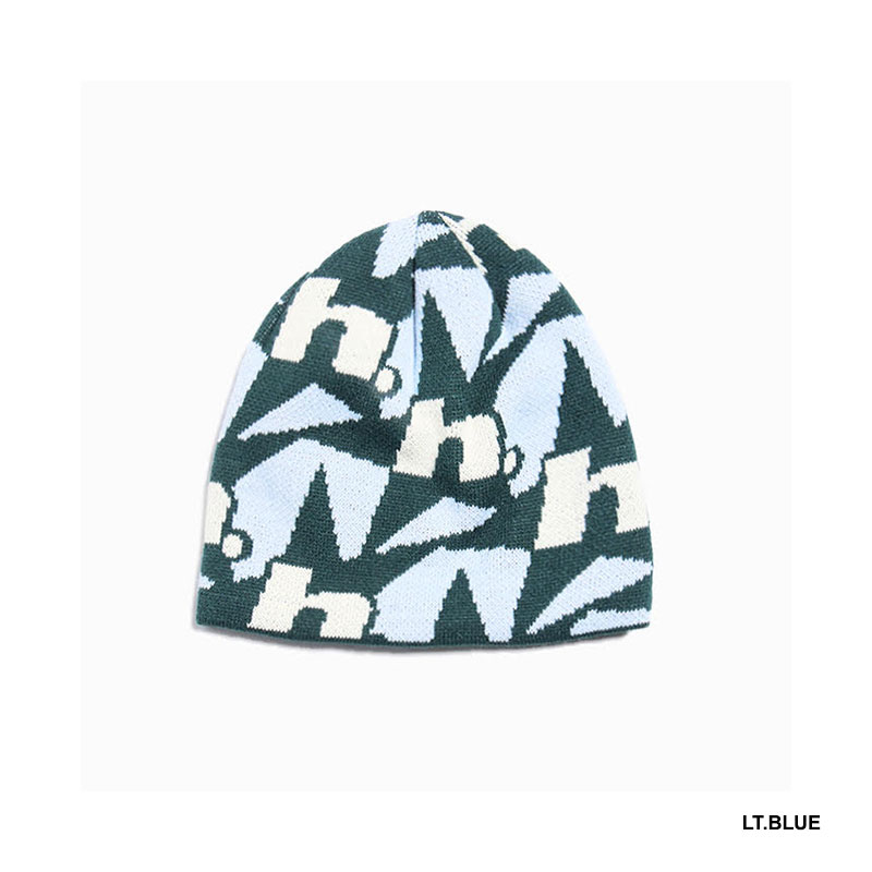 HUF(ハフ)/ H STAR REPEAT SKULL BEANIE -3COLOR-