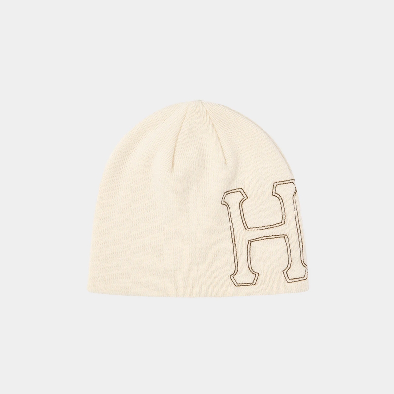 HUF(ハフ)/ CLASSIC H STITCH BEANIE -2.COLOR-(NATURAL)