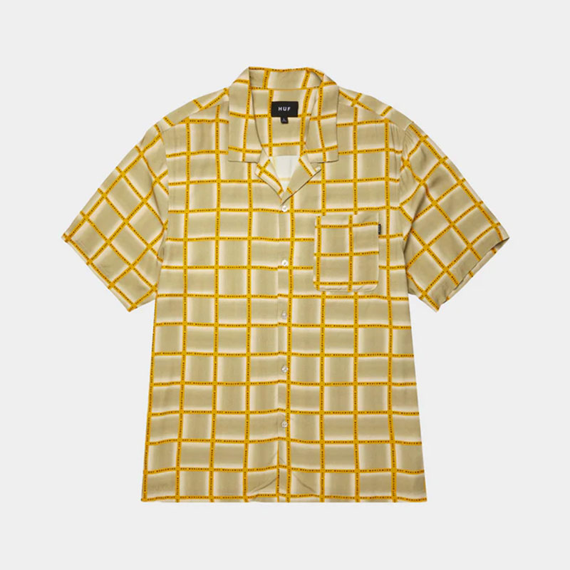 HUF(ハフ)/ FLYNN S/S RESORT SHIRT -MUSTARD-