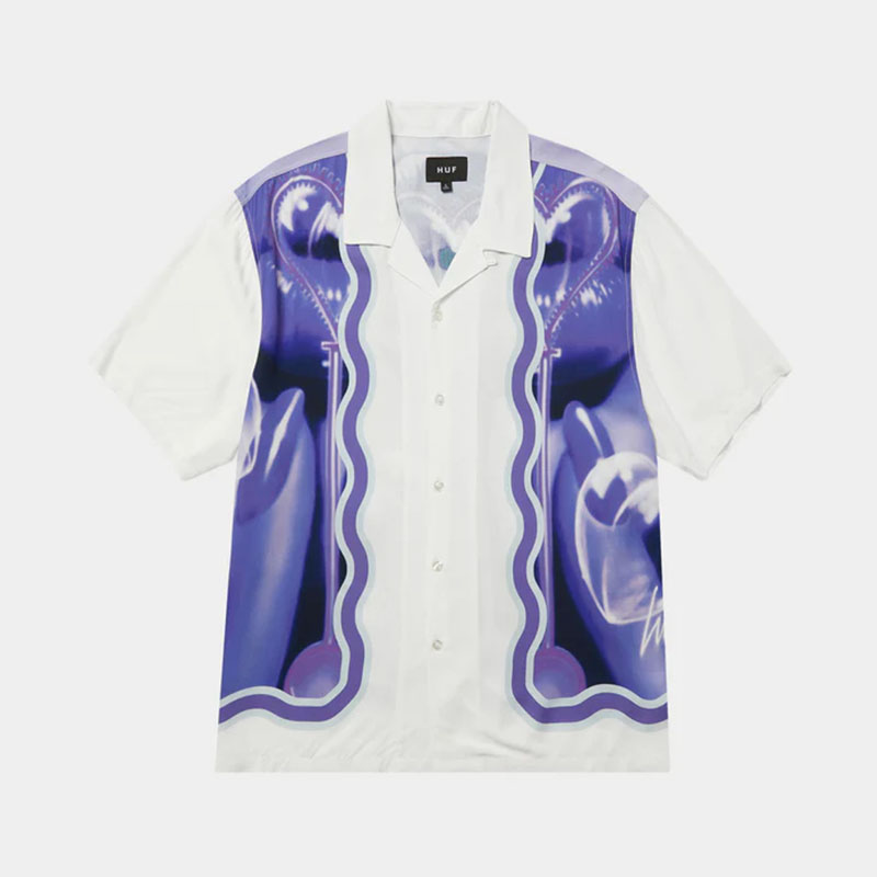 HUF(ハフ)/ BUBBLE SS RESORT SHIRT -MULTI-