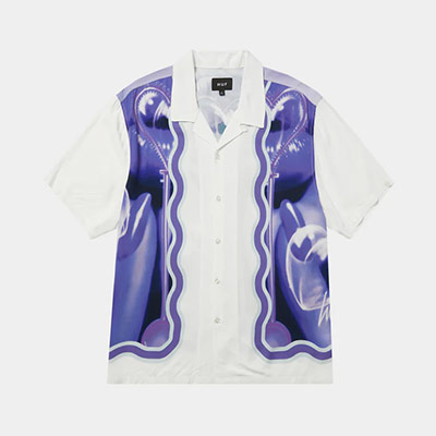 HUF(ハフ)/ BUBBLE SS RESORT SHIRT -MULTI-