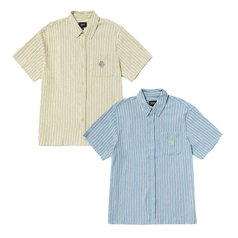 HUF(ハフ)/ APOLLO SS STRIPED SHIRT -2.COLOR-