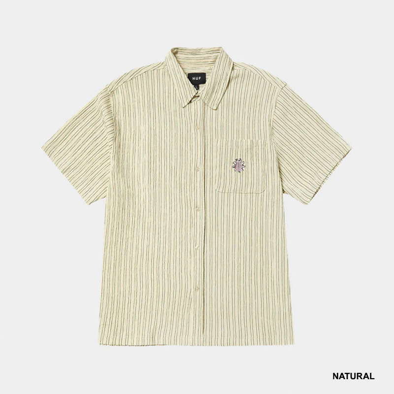 HUF(ハフ)/ APOLLO SS STRIPED SHIRT -2.COLOR-