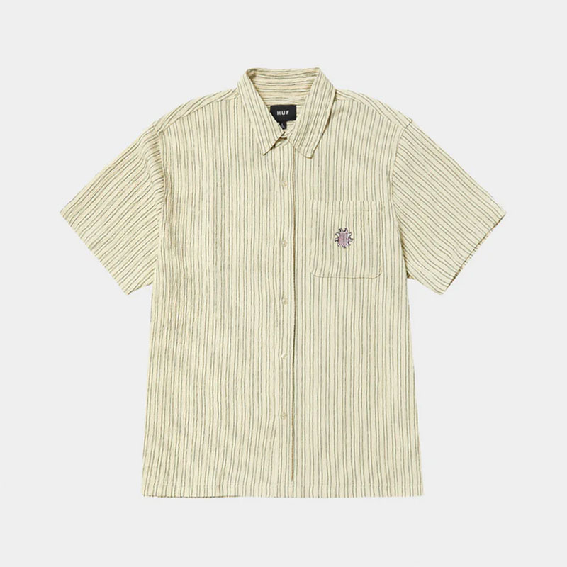 HUF(ハフ)/ APOLLO SS STRIPED SHIRT -2.COLOR-(NATURAL)