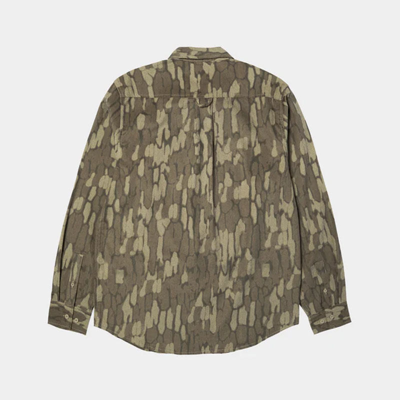 HUF(ハフ)/ WARPED CAMO CORDUROY SHIRT -MUTED CAMO-