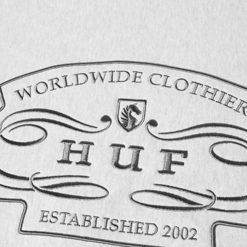 HUF(ハフ)/ WORLDWIDE CLOTHIERS CREWNECK -2COLOR-