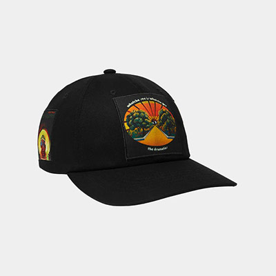 HUF(ハフ)/ STAY PATCHES SNAPBACK -BLACK-