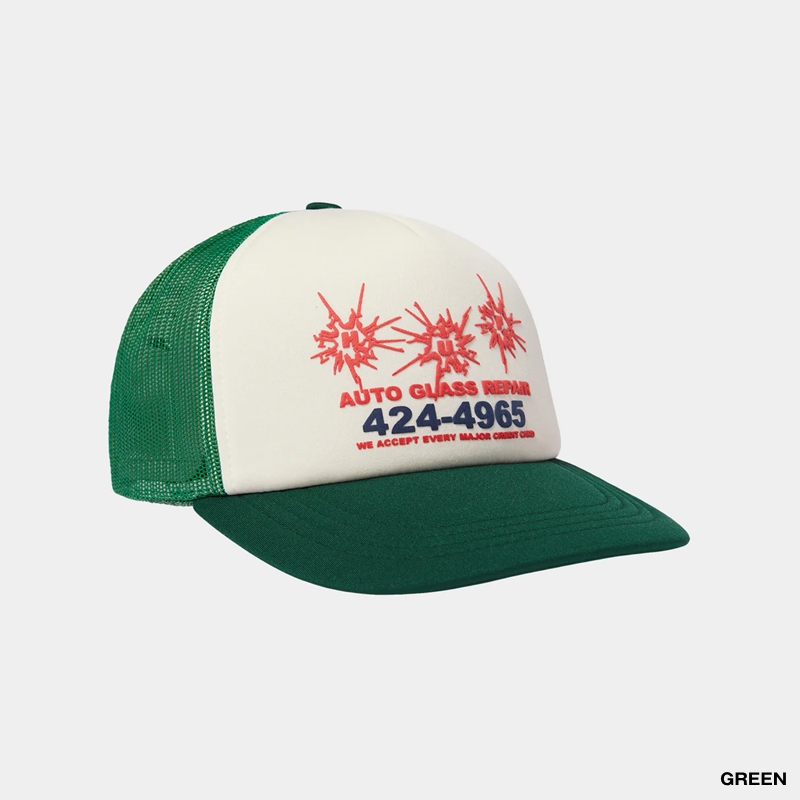 HUF(ハフ)/ AUTO GLASS TRUCKER -2.COLOR-