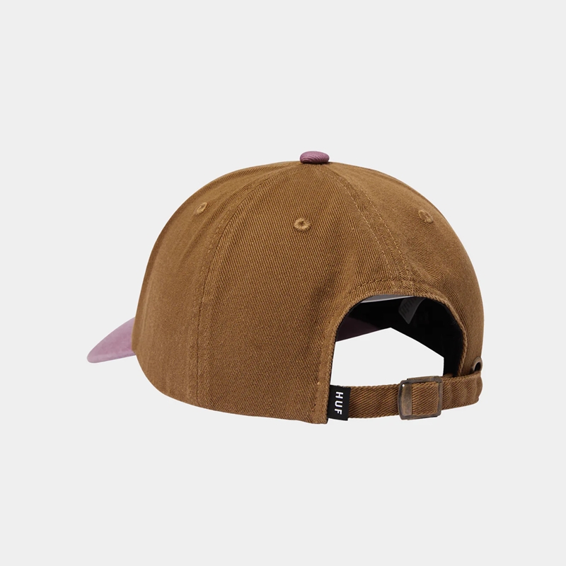 HUF(ハフ)/ BIG BLOCK WASHED 6 PANEL CV HAT -2.COLOR-