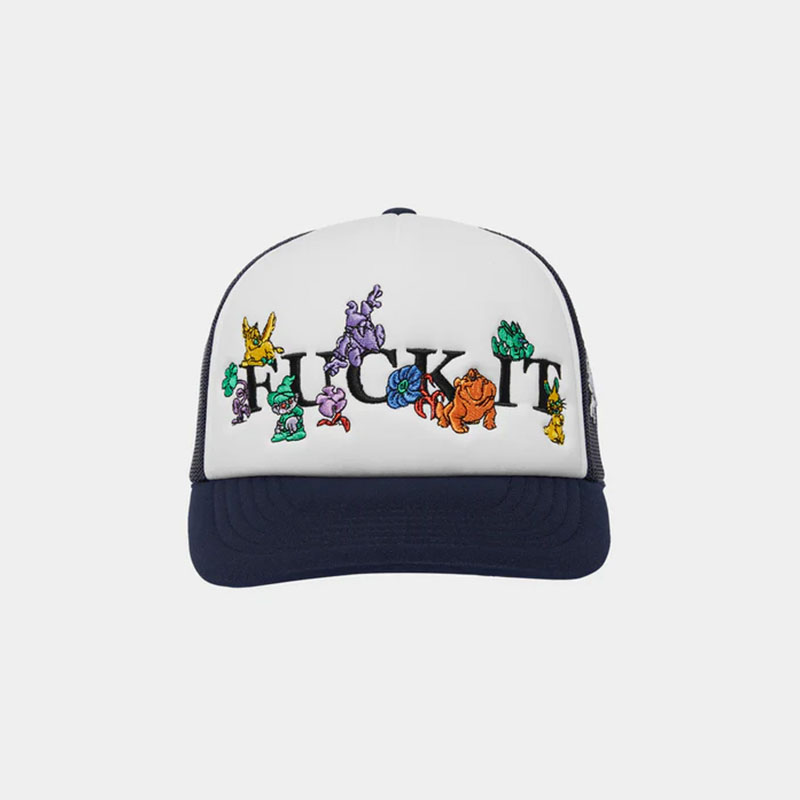 HUF(ハフ)/ TRIP TRUCKER HAT -NAVY-