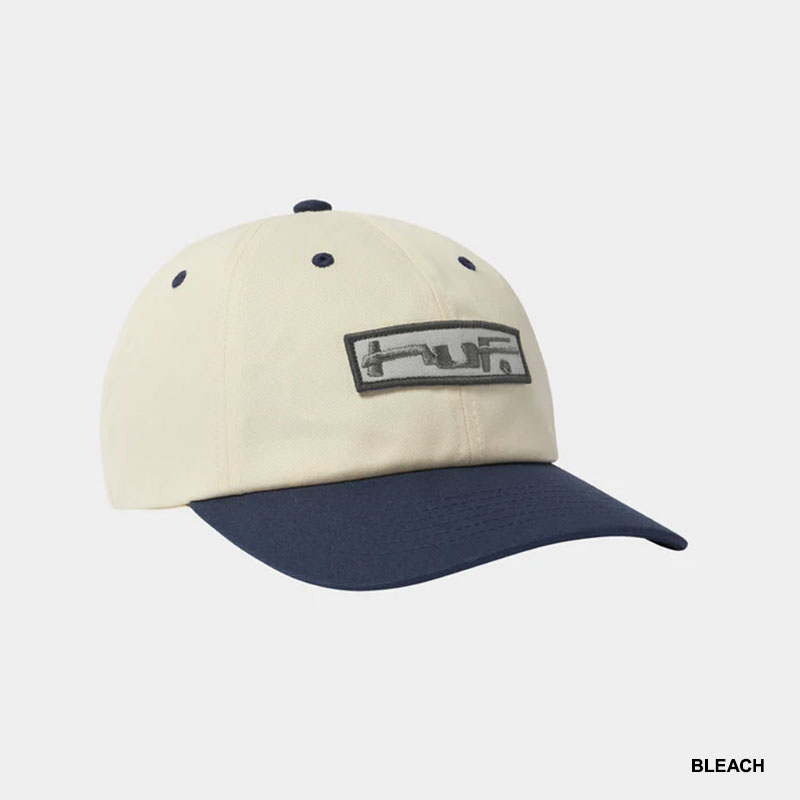HUF(ハフ)/ STRETCH LOGO 6 PANEL CV HAT -2.COLOR-