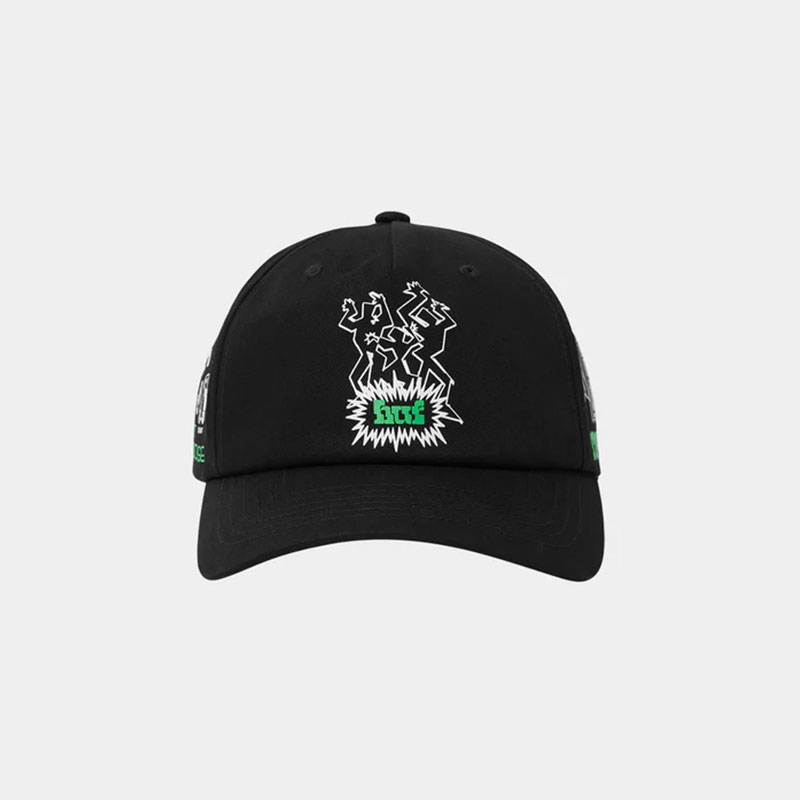 HUF(ハフ)/ EVERYBODY GET LOOSE SNAPBACK -BLACK-