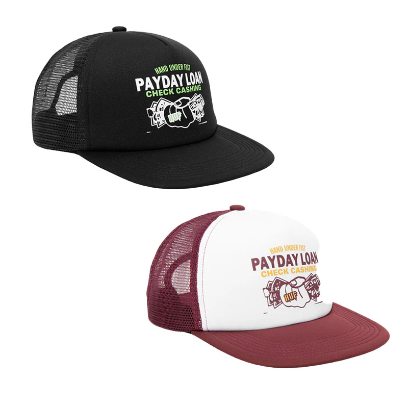 HUF(ハフ)/ PAY DAY TRUCKER -2.COLOR-