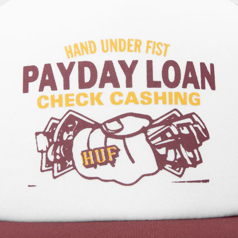 HUF(ハフ)/ PAY DAY TRUCKER -2.COLOR-