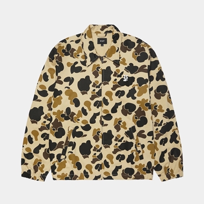 HUF(ハフ)/ HUF SET MEGABLAST CAMO SHOP JACKET -DUCK CAMO-