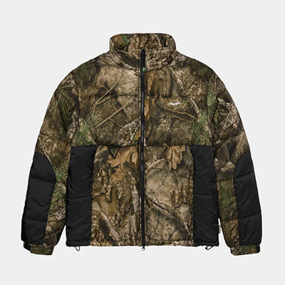 HUF(ハフ)/ REALTREE SEQUOIA PUFFER -REALTREE-