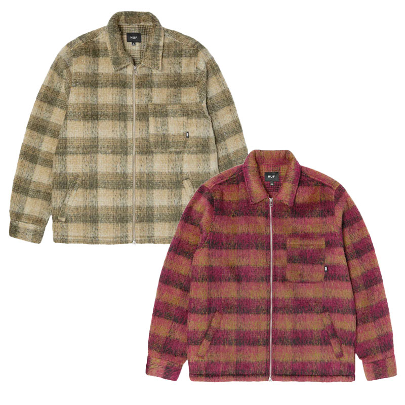 HUF(ハフ)/ MEGABLAST PLAID JACKET -2.COLOR-