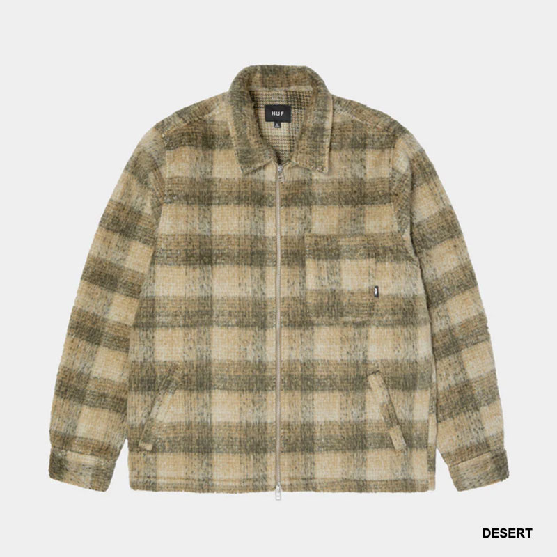 HUF(ハフ)/ MEGABLAST PLAID JACKET -2.COLOR-