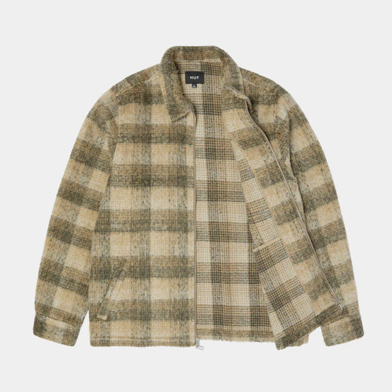 HUF(ハフ)/ MEGABLAST PLAID JACKET -2.COLOR-
