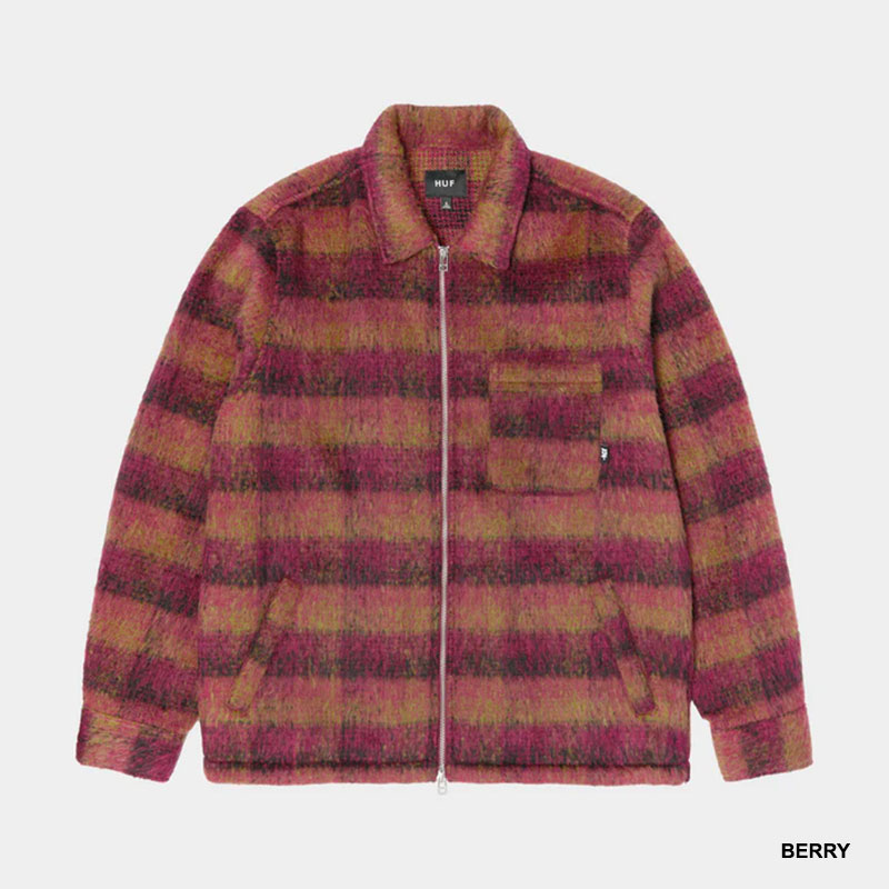 HUF(ハフ)/ MEGABLAST PLAID JACKET -2.COLOR-