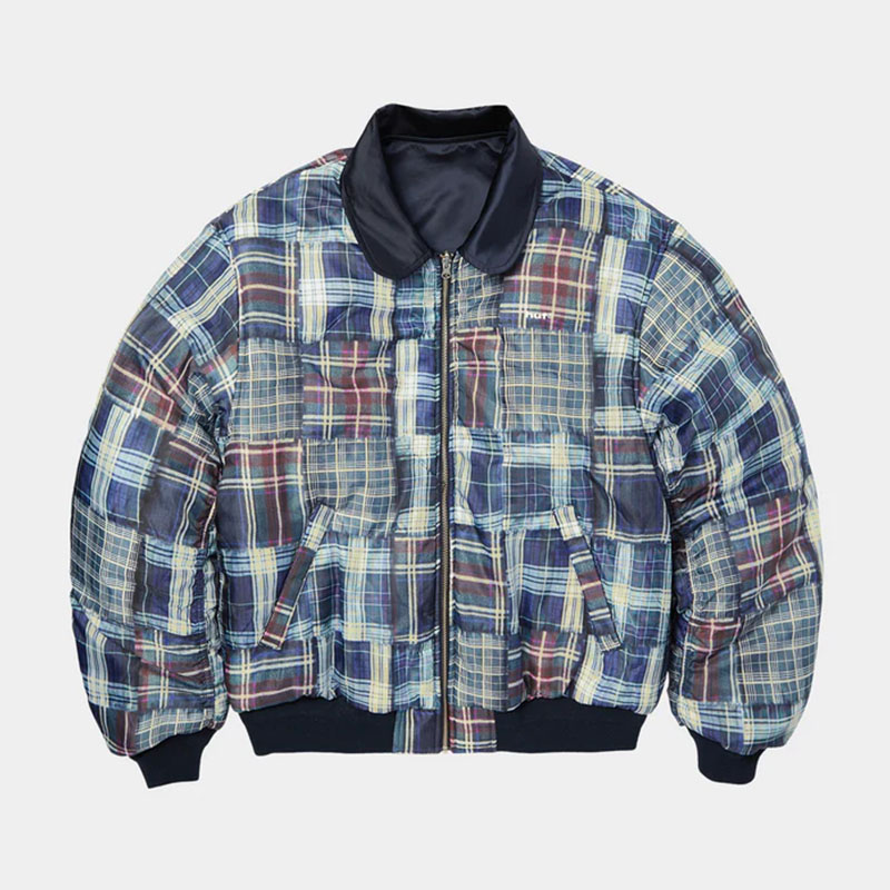 HUF(ハフ)/ CLOTHIERS REVERSIBLE FLIGHT JACKET -NAVY-