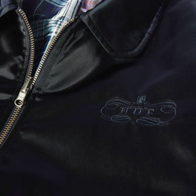 HUF(ハフ)/ CLOTHIERS REVERSIBLE FLIGHT JACKET -NAVY-
