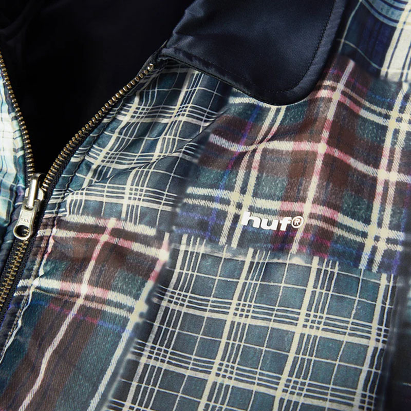 HUF(ハフ)/ CLOTHIERS REVERSIBLE FLIGHT JACKET -NAVY-