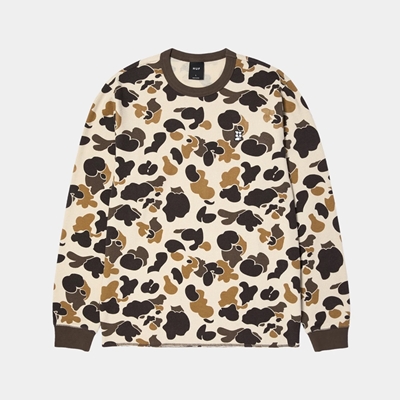 HUF(ハフ)/ SHRADER CAMO L/S THERMAL -DUCK CAMO-