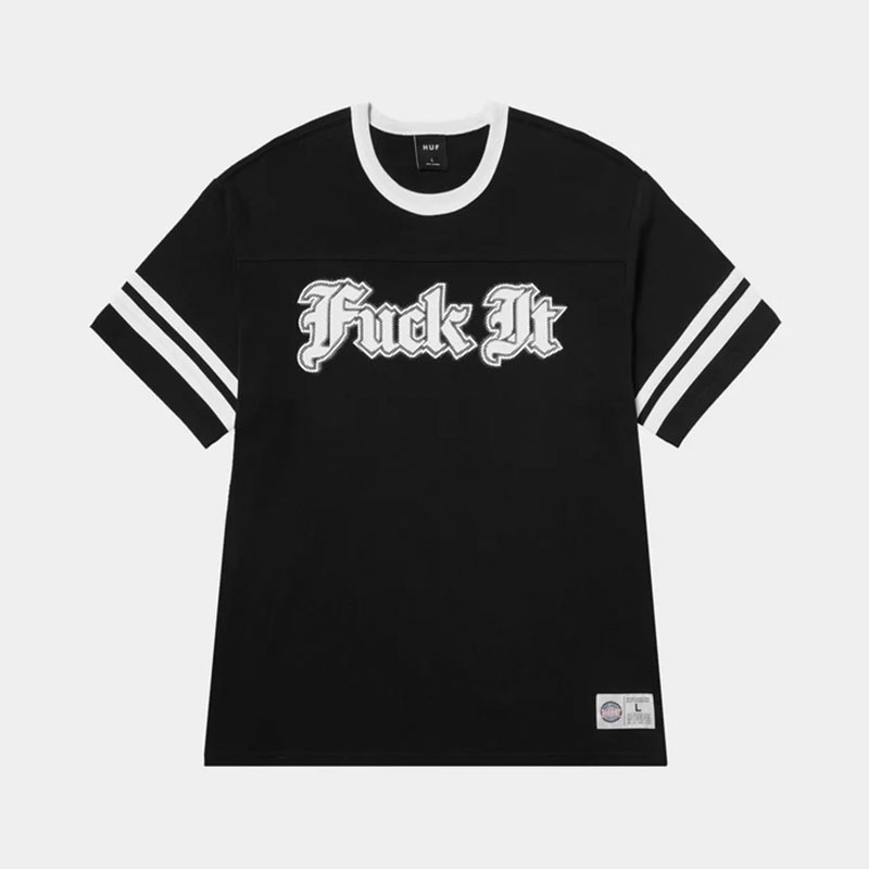 HUF(ハフ)/ IVES FOOTBALL SHIRT -2.COLOR-(BLACK)