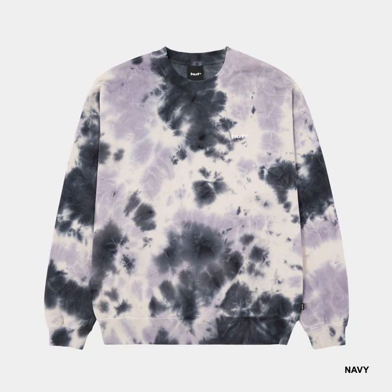 HUF(ハフ)/ TIE DYE 89 LOGO CREW -2COLOR-