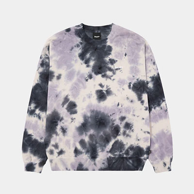 HUF(ハフ)/ TIE DYE 89 LOGO CREW -2COLOR-