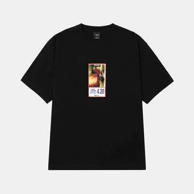 HUF(ハフ)/ FRIED SS TEE -BLACK-