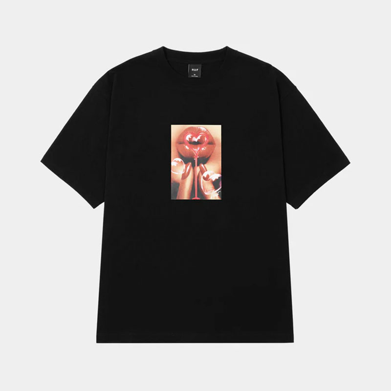 HUF(ハフ)/ BUBBLE SS TEE -BLACK-
