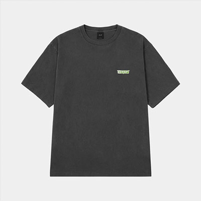 HUF(ハフ)/ MILLENNIUM WASHED S/S TEE -BLACK-