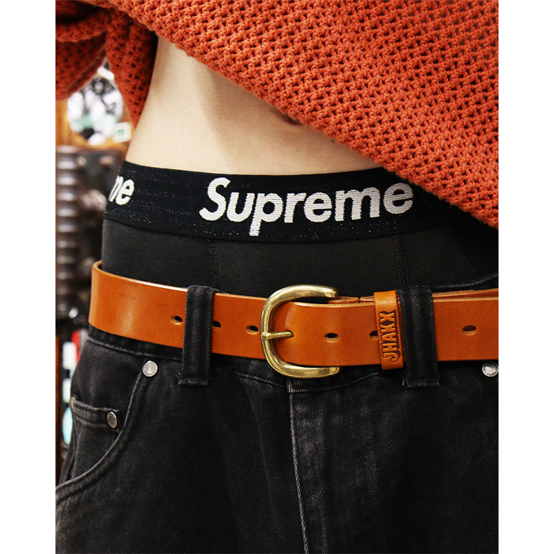 JHAKX(ジャークス)/ A Long Life Partners Belt -BROWN-