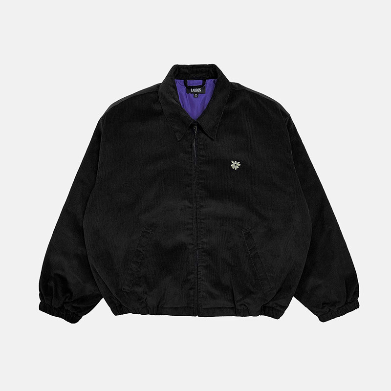 LABROS(ラブロス)/ SCRIPT CORDUROY JACKET -BLACK-
