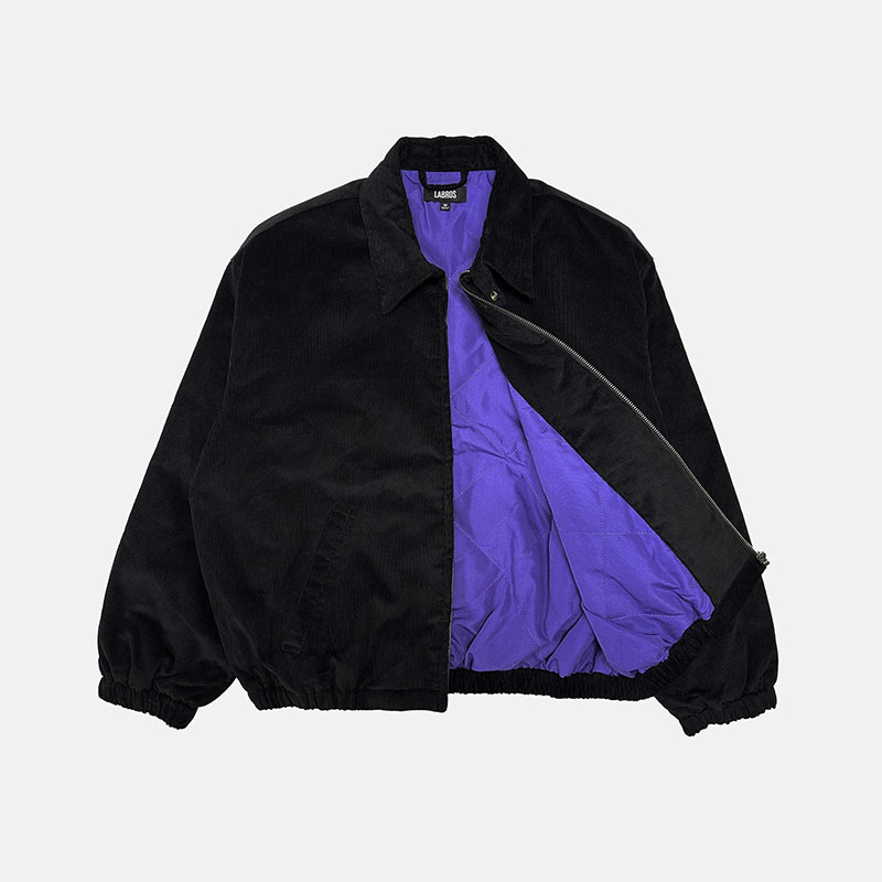 LABROS(ラブロス)/ SCRIPT CORDUROY JACKET -BLACK-