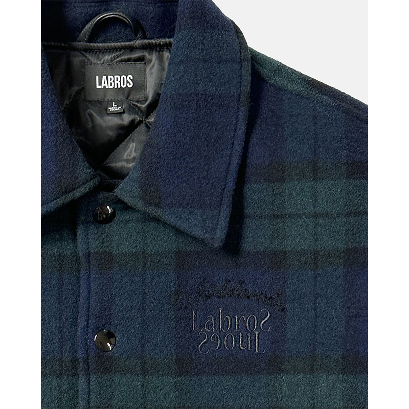LABROS(ラブロス)/ PLAID STADIUM JACKET -GREEN-