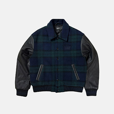 LABROS(ラブロス)/ PLAID STADIUM JACKET -GREEN-