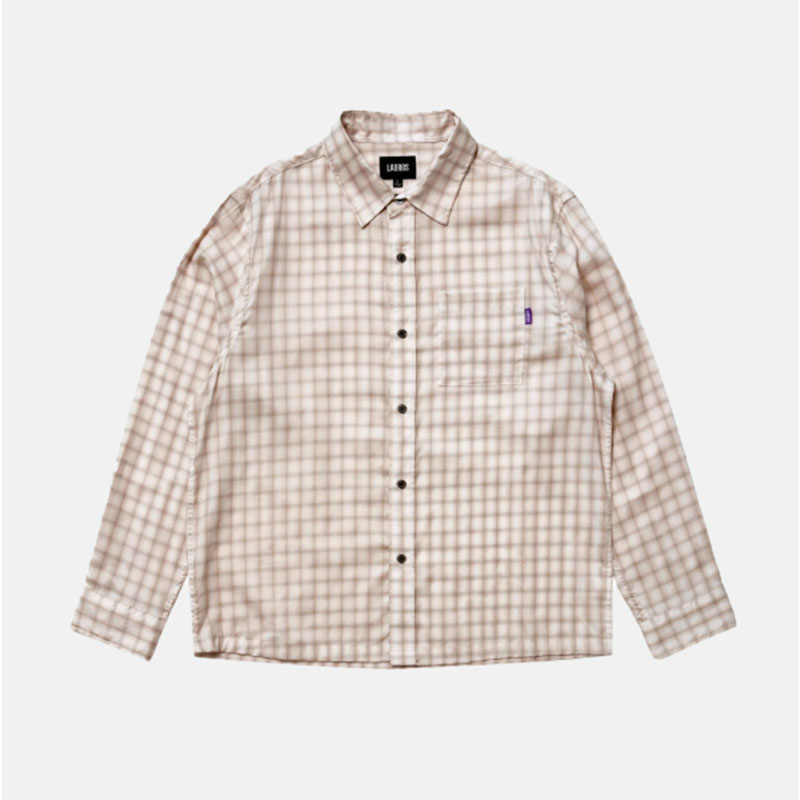 LABROS(ラブロス)/ RYAN PLAID SHIRT　-2COLOR-(DUSTY PINK)