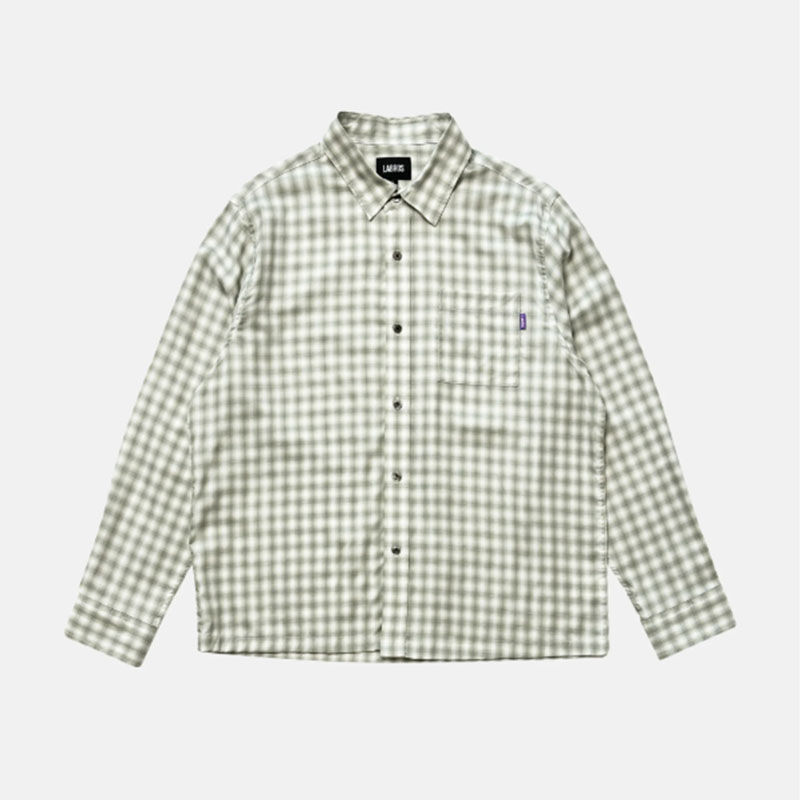 LABROS(ラブロス)/ RYAN PLAID SHIRT　-2COLOR-(OLIVE)