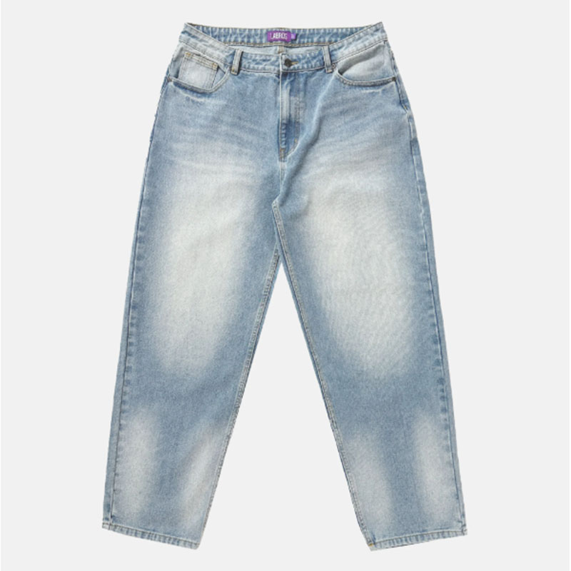 LABROS(ラブロス)/ BIG STITCH WASHED JEANS -LIGHT INDIGO-